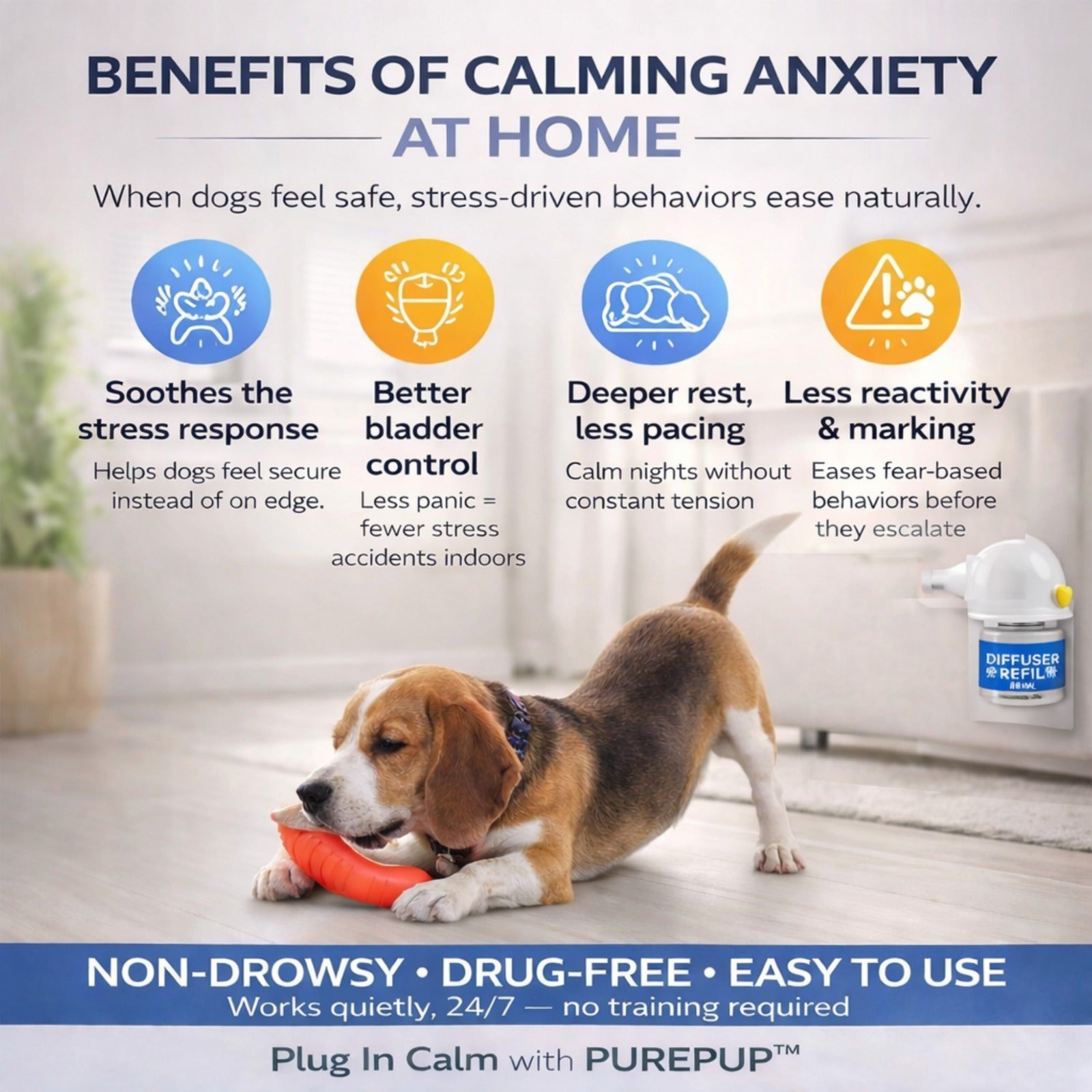 Dog Calming Formula for  Indoor Peeing